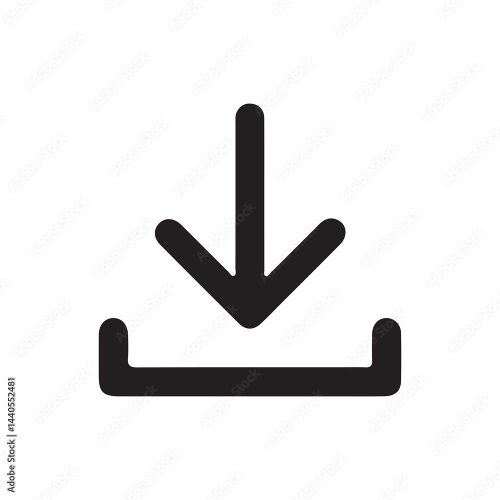 Download icon. Upload button. Flat design style. download button save file icon, import data storage icon button. vector illustration eps 10. Download icon. Upload button. Flat design style. download button save file icon, import data storage icon button. vector illustration eps 10.