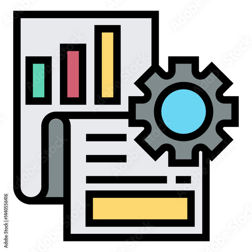quantitative analyst  vector icon