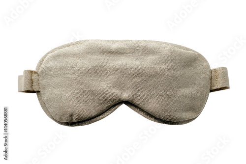 Sleeping eye cover isolated on transparent png background