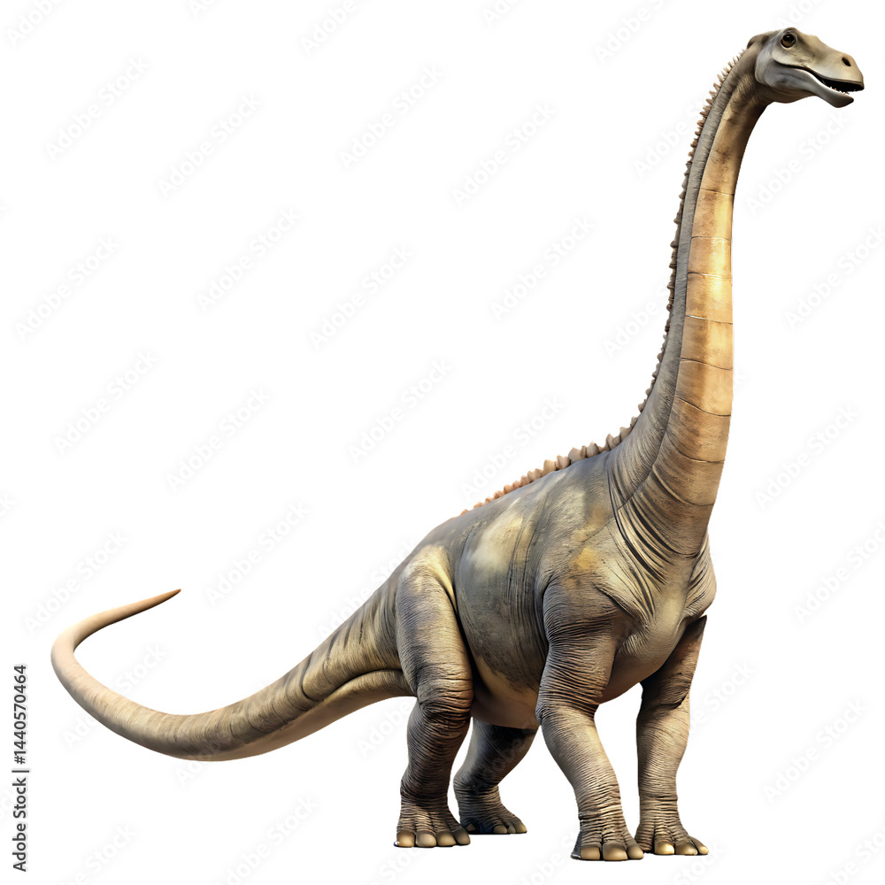 Obraz premium brachiosaurus isolated on white background PNG