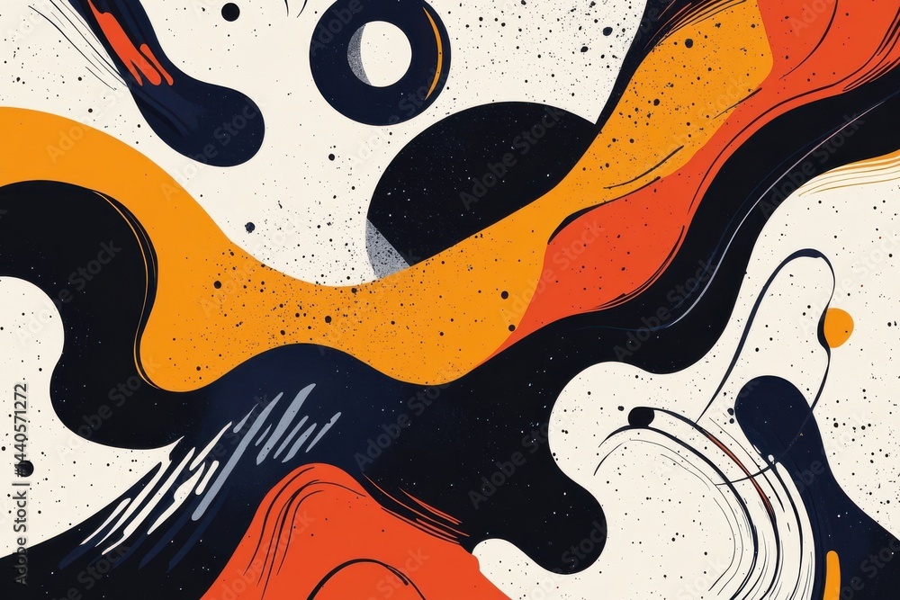Spiraling forms and dynamic curves in contemporary art visuals for modern design lovers and innovative projects