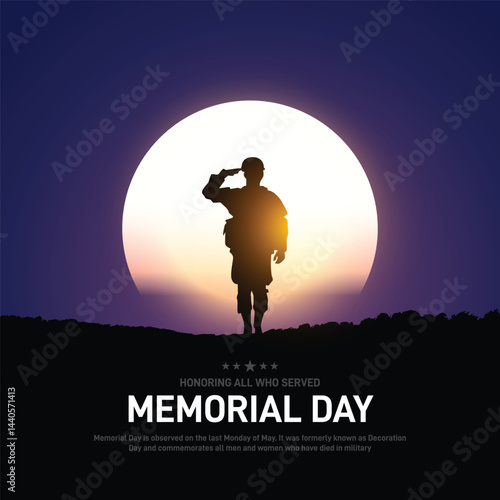 Happy memorial day. memorial day creative poster, banner, postcard, background, backdrop, template, greetings card, sale banner, celebration, cover design etc.