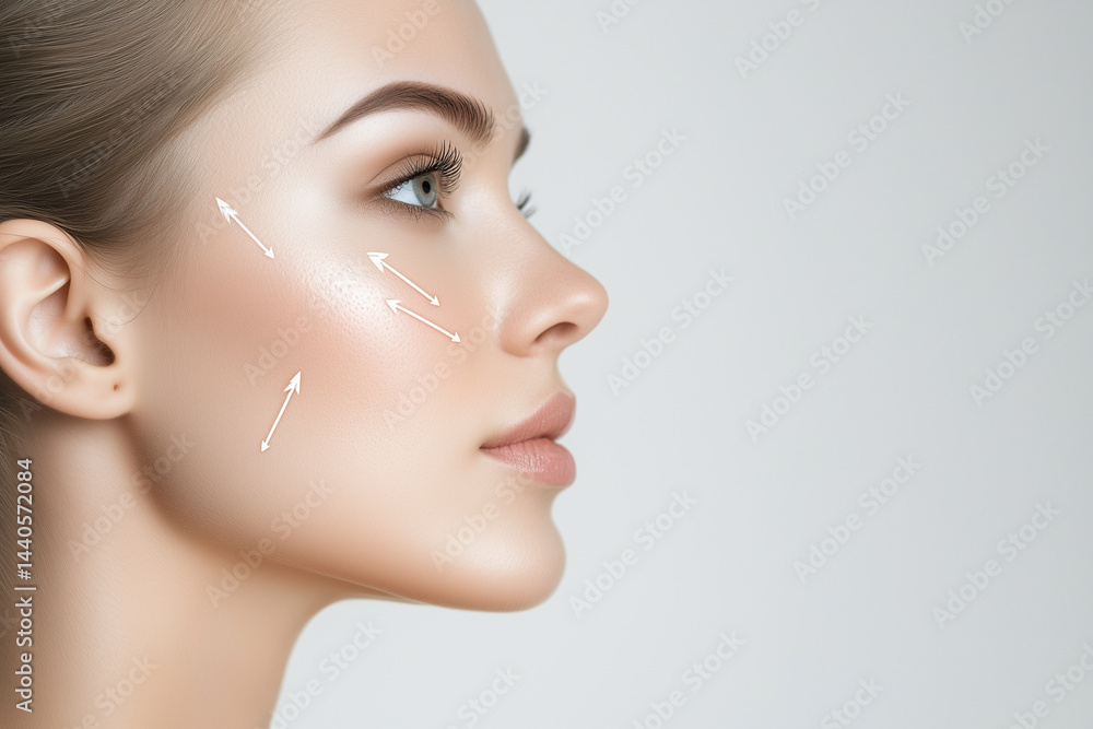 woman with a white background and a white face. She has a white line on her nose and a white line on her cheek. The woman has a very clean and fresh look, which makes her look very attractive woman with a white background and a white face. She has a white line on her nose and a white line on her cheek. The woman has a very clean and fresh look, which makes her look very attractive