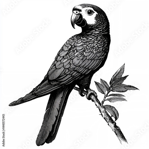 black and yellow macaw