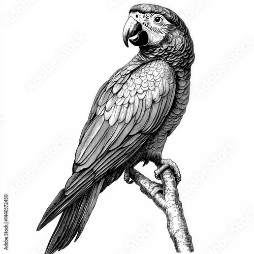black and yellow macaw