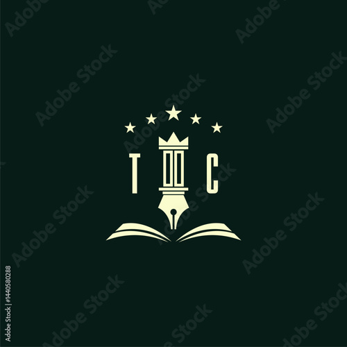 initials design modern legal attorney law firm lawyer advocate consultancy business logo vector
