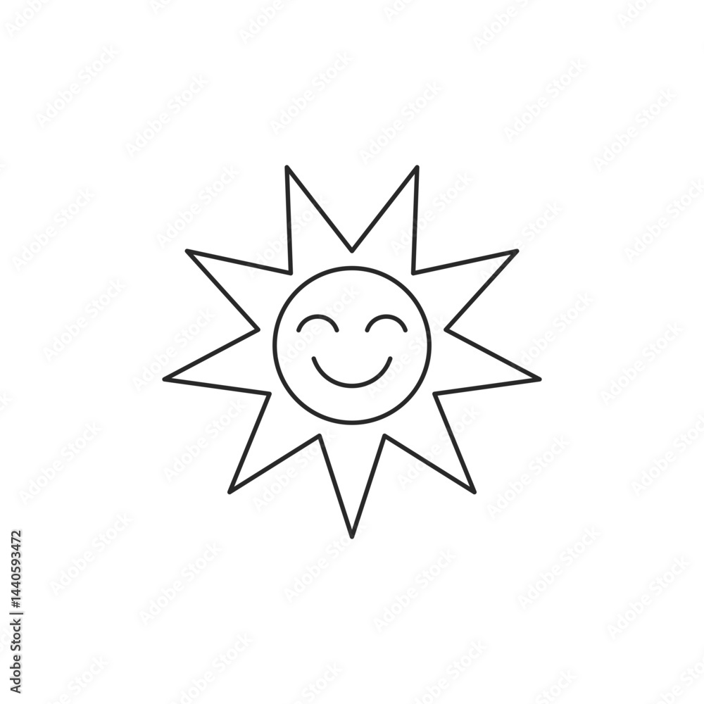 Vector linear boho elements icons and symbols Vector linear boho elements icons and symbols