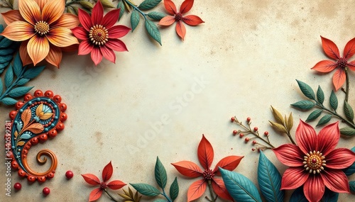 Subtle paisley print, muted earth tones on linen , graphics, linen