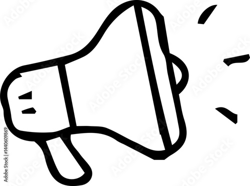 Megaphone – Marketing or announcement icon
