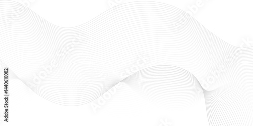 Vector energy digital abstract dynamic creative sound wave smooth beautiful space digital composite bland line. frequency flow business stripe gradient white vector technology template background.