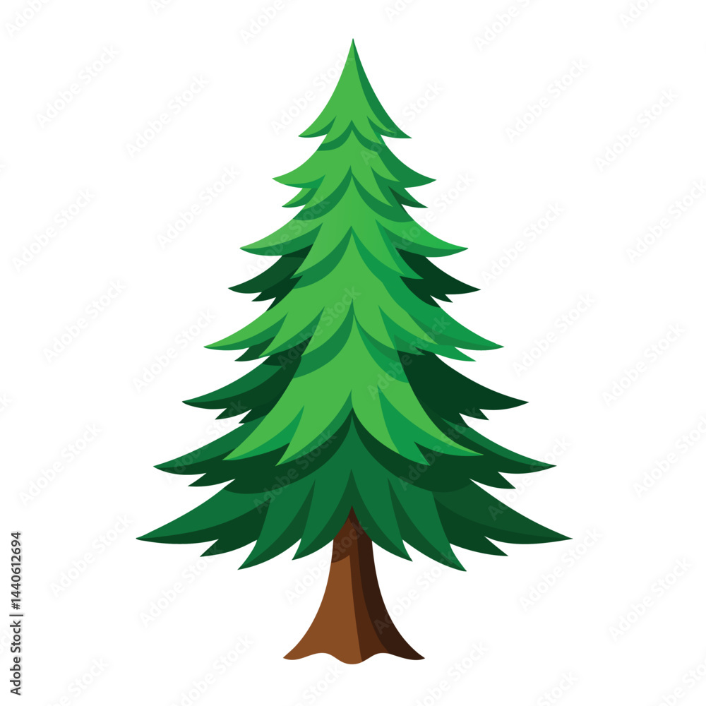 Obraz premium Winter Pine Tree