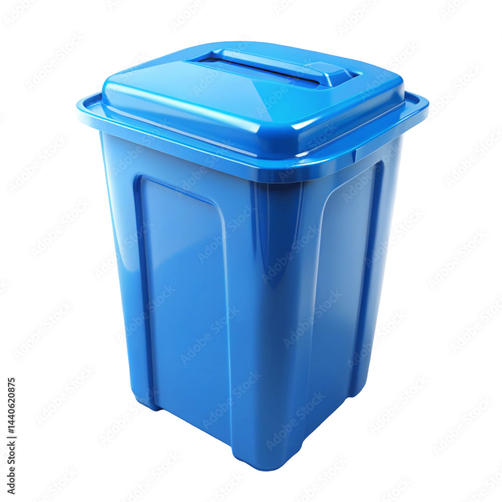 blue garbage bin blue garbage bin