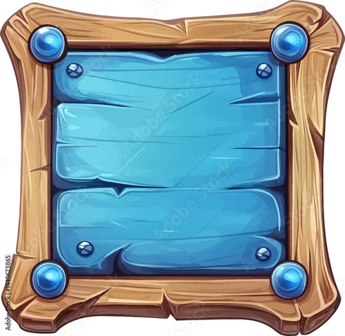 The Game asset for slot game, video game, mobile game element isolation, Vector