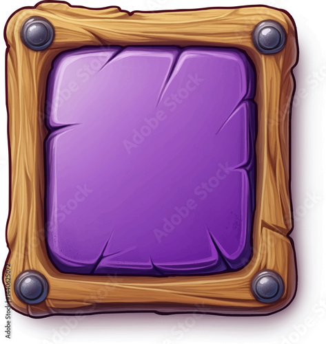 The Game asset for slot game, video game, mobile game element isolation, Vector
