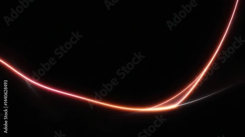 Abstract glowing lines pattern design