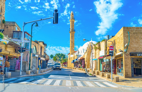 The medieval Mahmoudiya Mosque, Ruslan Street, Jaffa, Tel Aviv, Israel