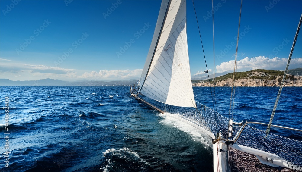 Fototapeta premium sailing with wind