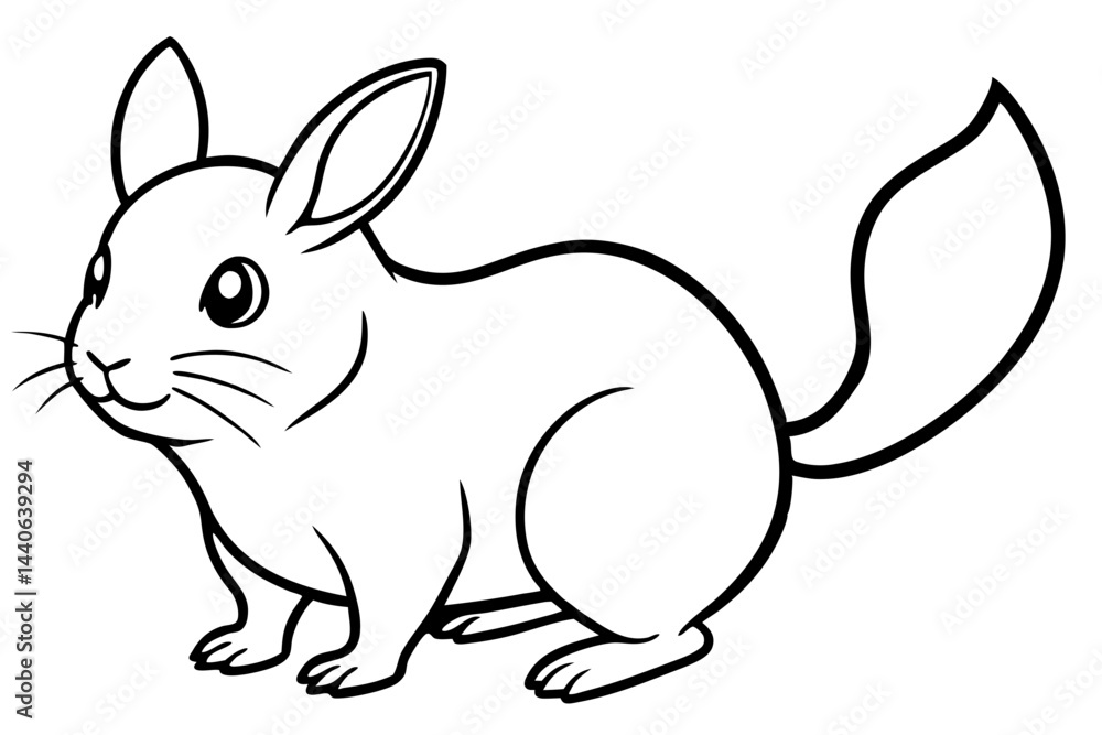 Obraz premium Pika Silhouette Design
