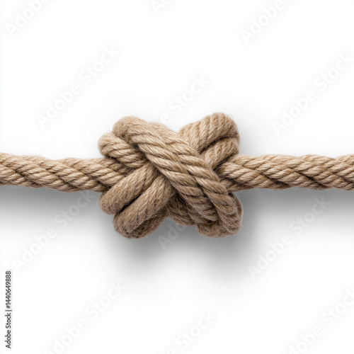 Obraz na płótnie Rope Knot Isolated w salonie