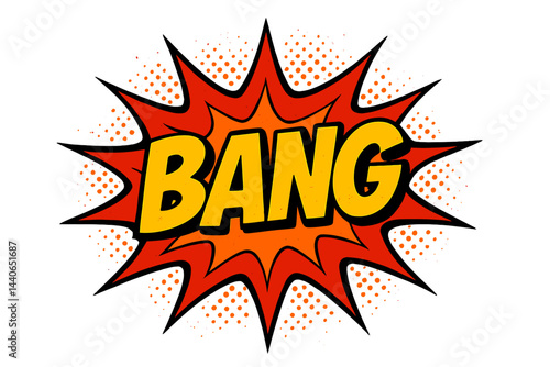 Cartoon explosion graphic with vibrant colors conveying excitement and action in a playful comic style