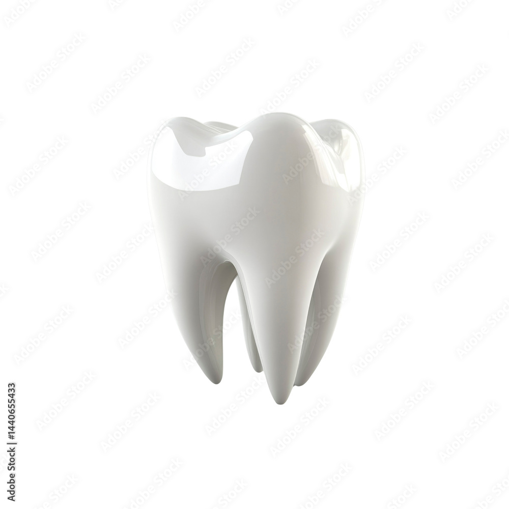 3D Render of a Single Healthy Human Tooth On Transparent Background 3D Render of a Single Healthy Human Tooth On Transparent Background