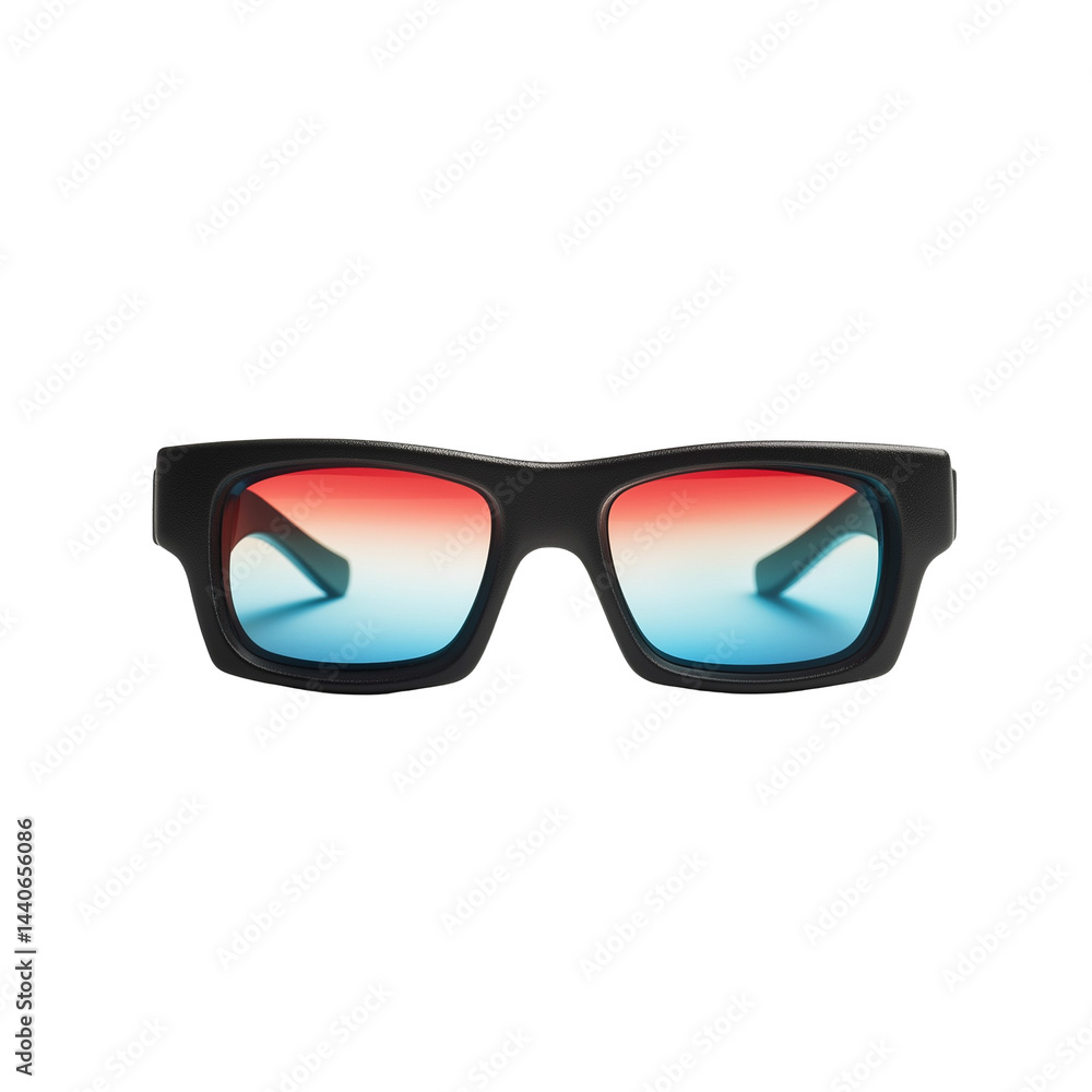 Fototapeta premium 3d glasses isolated on white background