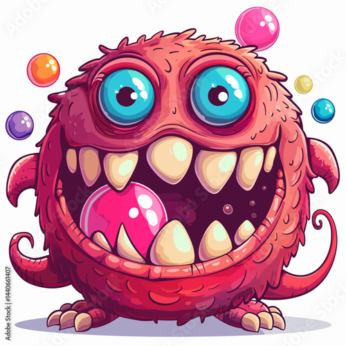 Bubble gum monster 