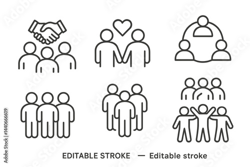 Handshakes and connections represent friendship, partnership, and teamwork in a diverse community gathering