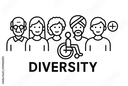 Embracing diversity with representation of various individuals and abilities in a community setting