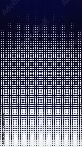 Obraz na płótnie Minimalist dotted grid over dark navy blue fading into soft black Tech template, w salonie