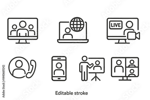 Online communication and collaboration tools for virtual meetings and presentations