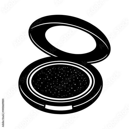 Shimmer eyeshadow silhouette