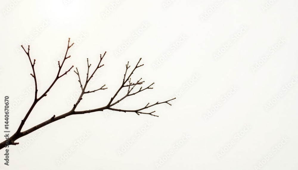 Thin isolated branches on white background with gentle light, branch, isolated branches, wood Thin isolated branches on white background with gentle light, branch, isolated branches, wood