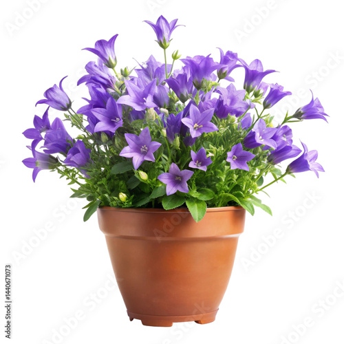 Wallpaper Mural flowers in a pot isolated Torontodigital.ca