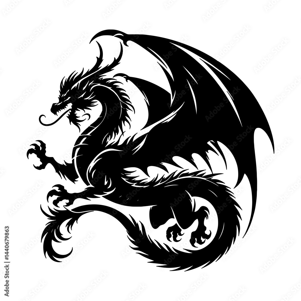 Oriental Dragon Tattoo Design Oriental Dragon Tattoo Design