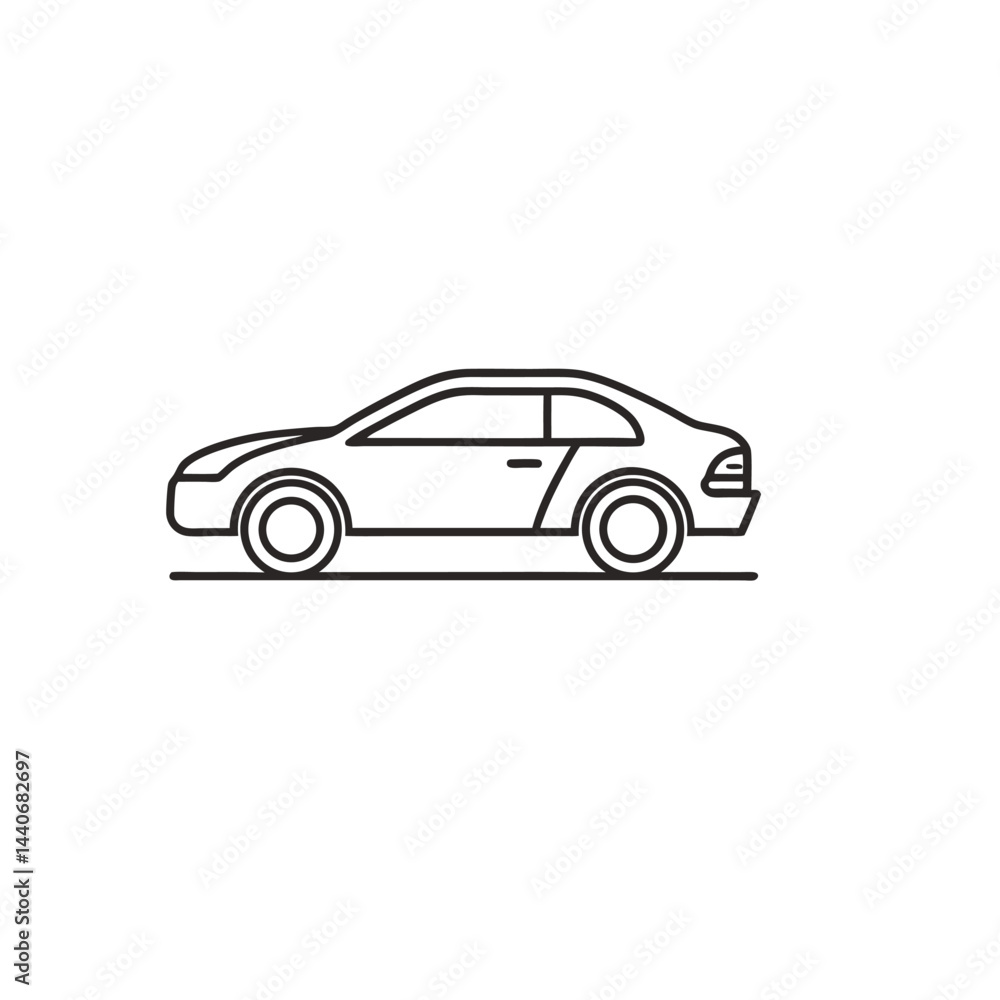 Fototapeta premium car vector icon