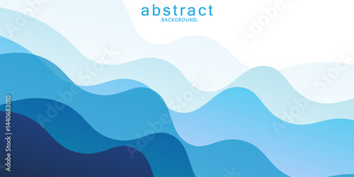 Sea waves layered vector background illustration and sea beach vector eps10.