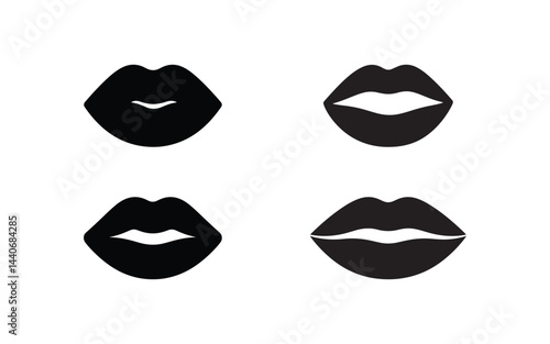 Female lips icon