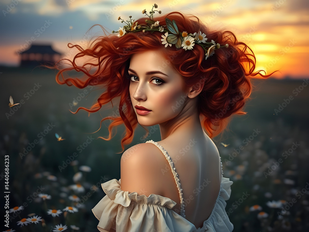 Douceur d’un soir d’été,Portrait d’une muse