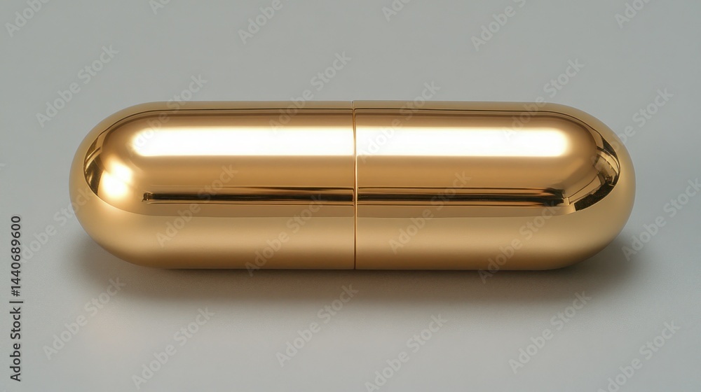 Gold pill capsule Gold pill capsule