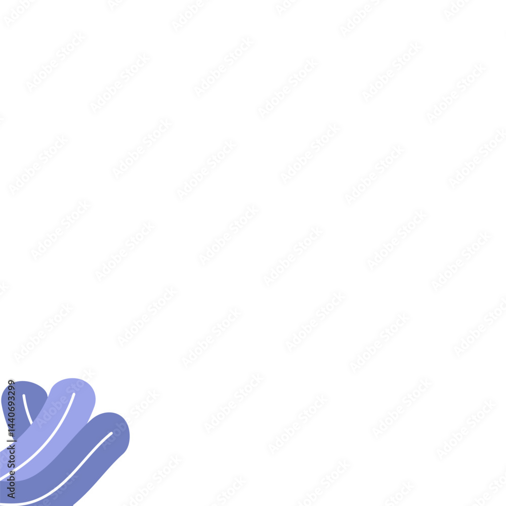 Obraz premium Leaves Abstract Corner