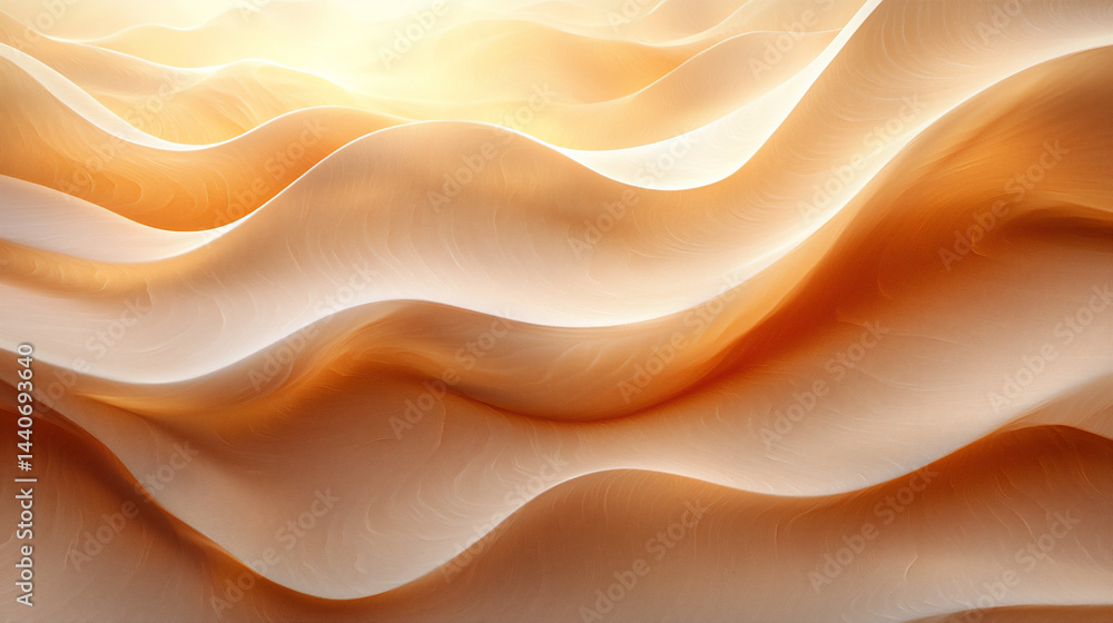 Obraz premium smooth_sand_dunes_sunlight,