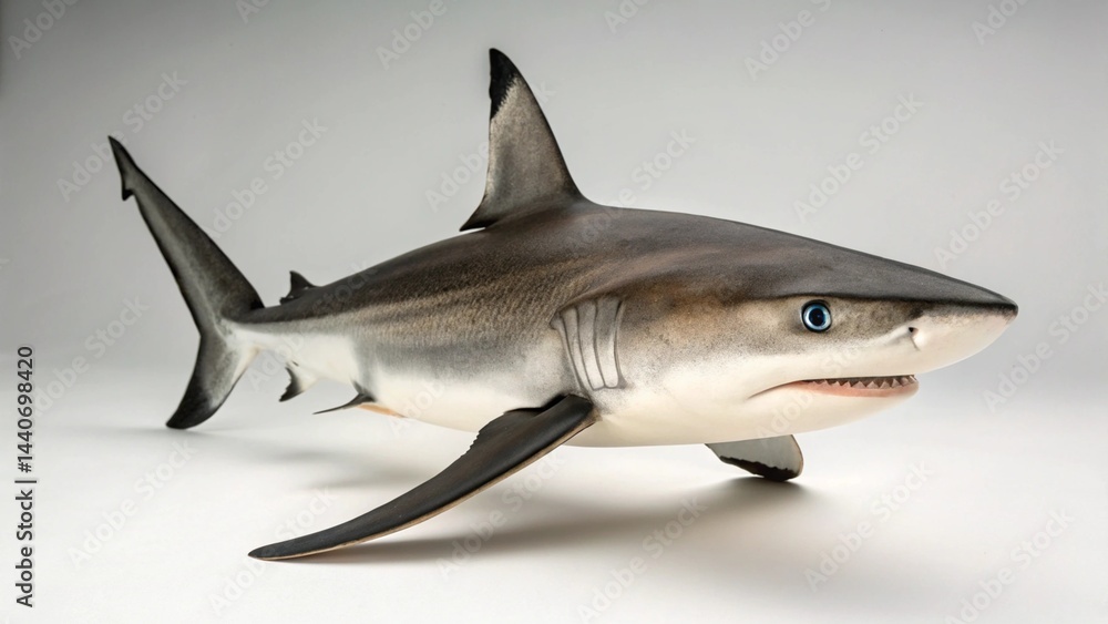 Obraz premium Blacktip Shark on studio background 