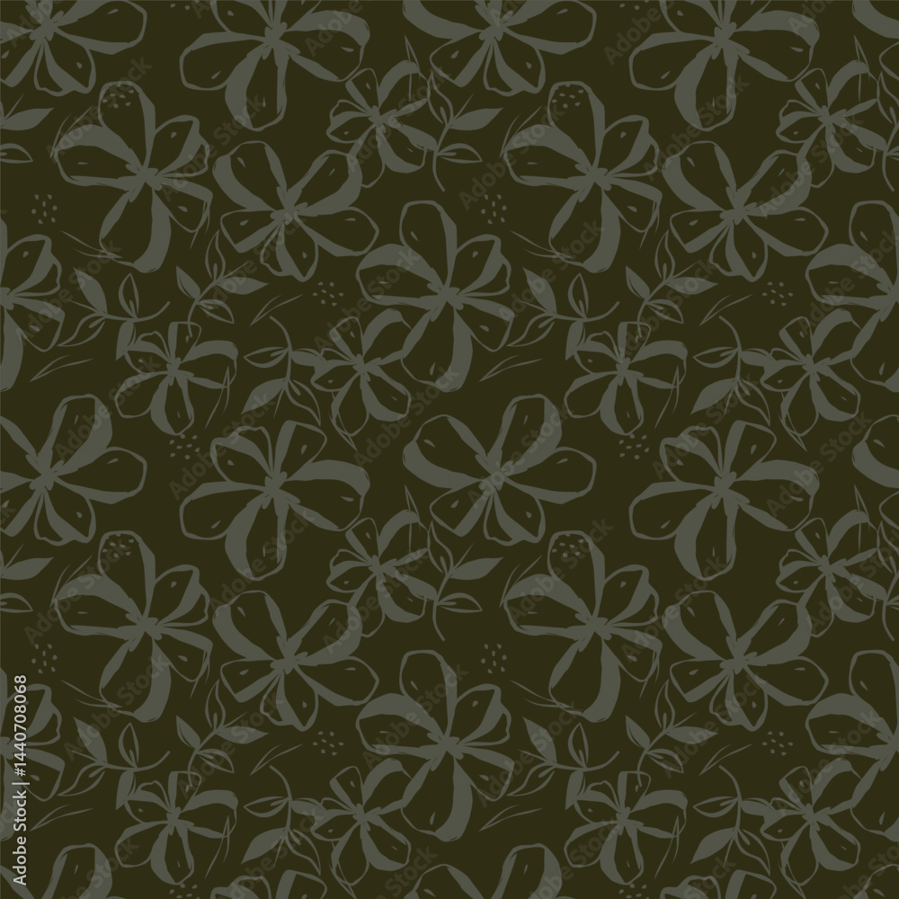 seamless watercolor flowers leaf bunch pattern background design seamless watercolor flowers leaf bunch pattern background design