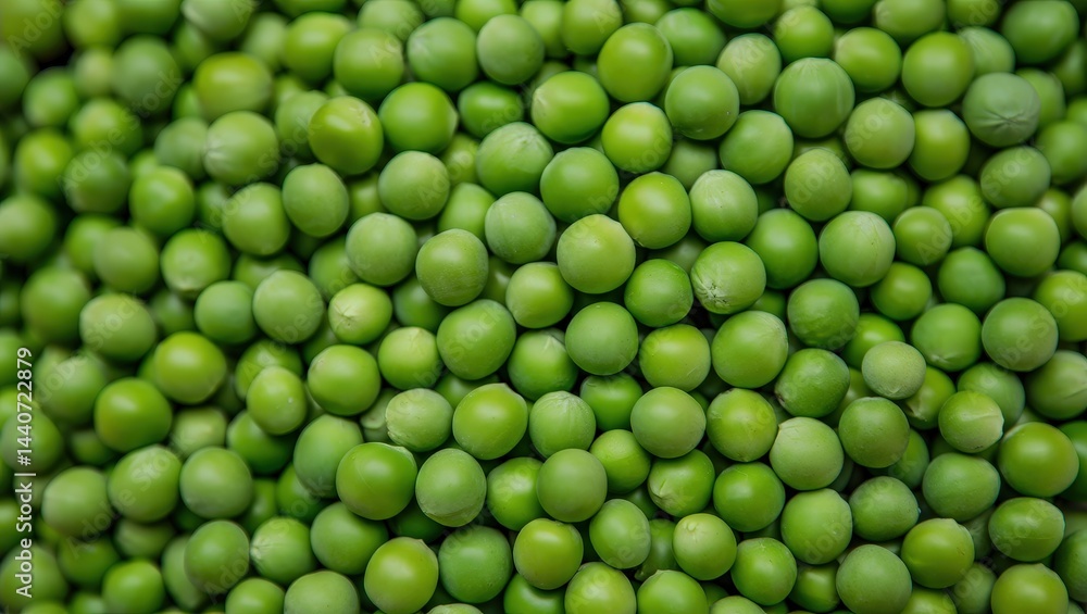 A bunch of green peas in a pile. A bunch of green peas in a pile.