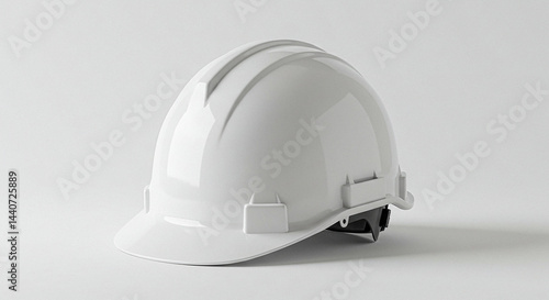 Basic safety helmet on a white background
