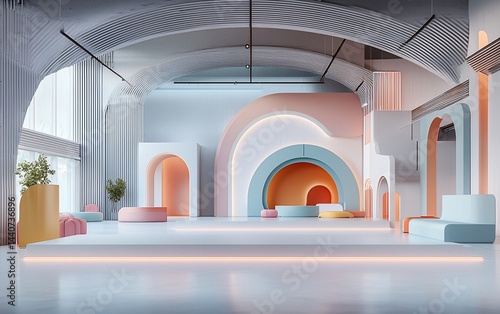 Modern, vibrant, and playful interior design