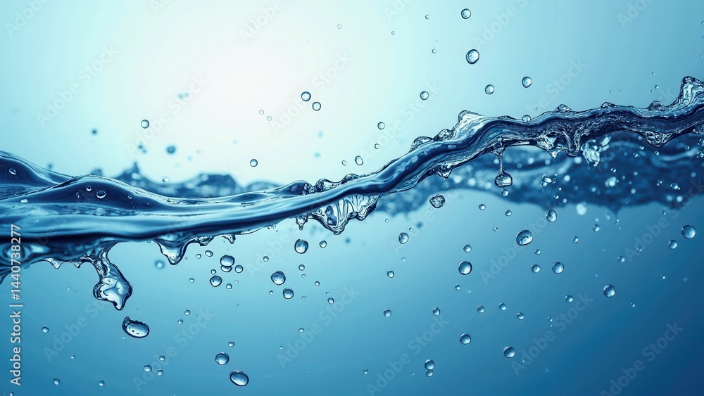 background wash-out water with bubbles .