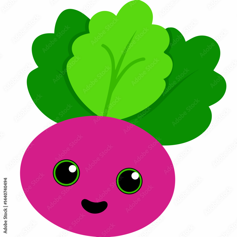 A funny cartoon apple with a leaf, a delightful fruit illustration from nature A funny cartoon apple with a leaf, a delightful fruit illustration from nature