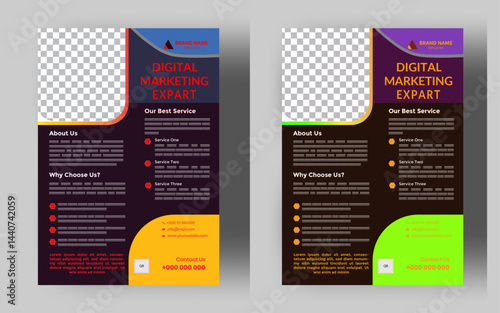 flyer in A4,Supermarket product sale catalog flyer bundle, social media post set template, product catalog sale promotion web banner ads design, catalog square template,Brochure design,17